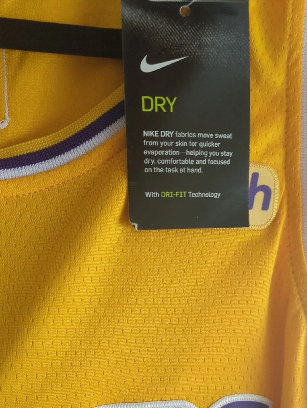 Nike Los Angeles Lakers Yellow/Purple #24 Basketball Jersey